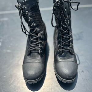 Black Combat Boots